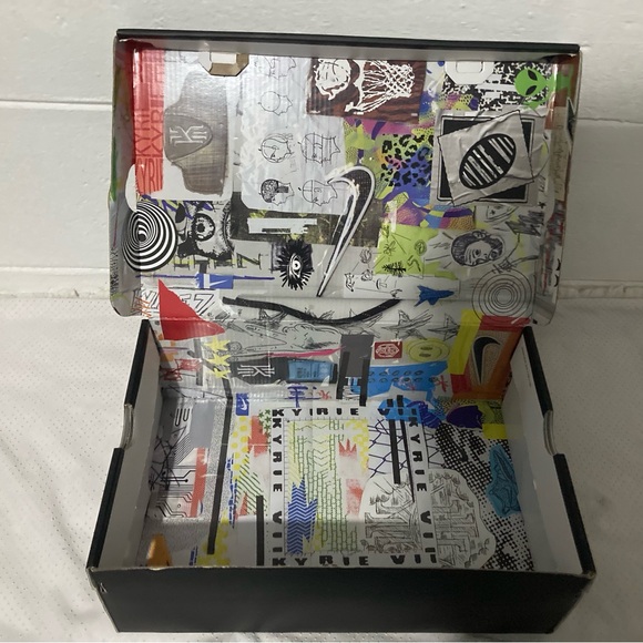 Nike Kyrie 7 Grind Black Lime Ice Basketball Shoes Size 9 CQ9326-007 - Picture 6 of 7